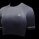 Damska bezszwowa krótka koszulka z kolekcji Velocity Ultra MP – czarny - XXS