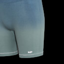 Pantalón corto de ciclismo sin costuras Velocity Ultra para mujer de MP - Azul piedra - XXS