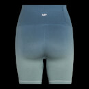 Pantalón corto de ciclismo sin costuras Velocity Ultra para mujer de MP - Azul piedra - XS