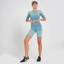 MP Women's Velocity Ultra Seamless Cycling Shorts - Stone Blue - XXS