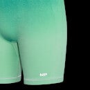 Pantaloncini da ciclismo MP Velocity Ultra Seamless da donna - Verde ghiaccio - XXS