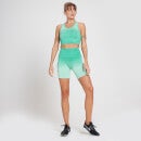 Pantalón corto de ciclismo sin costuras Velocity Ultra para mujer de MP - Verde hielo - XXS