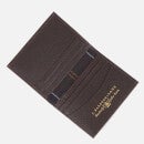 Barbour Men's Amble Small Leather Billfold - Dark Brown