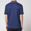 Barbour International Men's Accelerator Contrast Pique Polo Shirt - Regal Blue - S