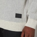 Barbour Men's Duffle Knitted Crewneck Sweatshirt - Ecru - L