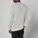 Barbour Men's Duffle Knitted Crewneck Sweatshirt - Ecru - L