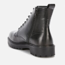 Walk London Men's Cole Leather Lace Up Boots - Black