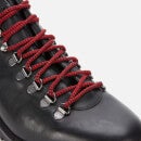 Walk London Men's Sean Leather Hiking Style Boots - Black - UK 7