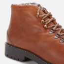 Walk London Men's Sean Leather Hiking Style Boots - Thunder Tan