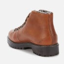 Walk London Men's Sean Leather Hiking Style Boots - Thunder Tan - UK 7