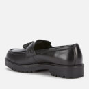 Walk London Men's Sean Leather Tassel Loafers - Black - UK 8