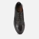 Walk London Men's Sean Leather Derby Shoes - Black