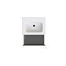 House Beautiful ele-ment(s) 600mm Wall Mounted Vanity Unit with Basin - Gloss Grey