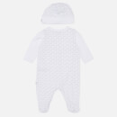 Hugo Boss Baby Sleepsuit & Pull On Hat Set - White