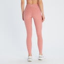 Damskie legginsy z kolekcji MP Composure – Washed Pink Marl - XS