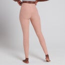 Damskie legginsy z kolekcji MP Composure – Washed Pink Marl - XXS