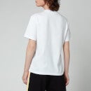KARL LAGERFELD Women's Stripe Tape T-Shirt - White