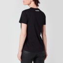 KARL LAGERFELD Women's Organic Ikonik Karl & Choupette T-Shirt - Black - XS