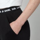 KARL LAGERFELD Women's Logo Pyjama Trousers - Black