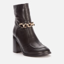 See By Chloé Women's Mahe Leather Heeled Boots - Black