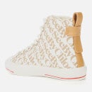 See by Chloé Women's Aryana Canvas Hi-Top Trainers - Logo SBC White - UK 3