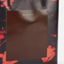 Marni Women's Pvc Faded Roses Bag - Black/Coffee
