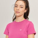 MP Women's Essential Body Fit Crop T-Shirt – Sangria/röd - XXS