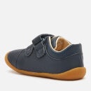 Clarks Toddlers Roamer Craft Shoes - Navy Leather - UK 3 Baby