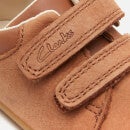 Clarks Roamer Craft Toddler Everyday Shoes - Tan Leather - UK 3 Baby