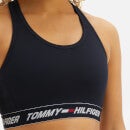 Tommy Sport Women's Mid Intensity Tape Racer Bra - Desert Sky - XS