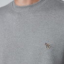 PS Paul Smith Men's Regular Fit Zebra Badge Sweatshirt - Grey Melange - S