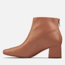 Clarks Women's Sheer 55 Zip Leather Heeled Ankle Boots - Praline - UK 3