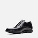 Clarks Howard Cap Leather Oxford Shoes - UK 7