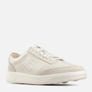 Clarks Men's Hero Air Lace Leather Trainers - White