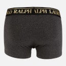 Polo Ralph Lauren Men's Gold Polo Player Trunk Boxer Shorts - Windsor Heather - S