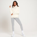 MP moteriškas vilnonis „Essentials“ džemperis su gobtuvu – Ecru - XXS