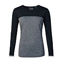 Women's Voyager Tech Tee Long Sleeve Crew - Dark Grey / Black