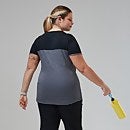 Women's Voyager Tech Tee Short Sleeve Crew - Dark Grey / Black