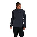 Men's Prism Micro Polartec Half Zip Fleece - Dark Grey