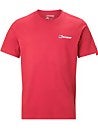 BERGHAUS FRONT & BACK LOGO T SHIRT AM RED/RED