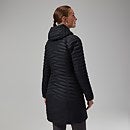 Nula Micro Long Jacket für Damen - Schwarz