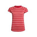 Women's Stripe Tech Tee 2.0 - Red