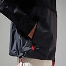 Unisex Ski Smock 86 Shell Half-zip Jackets - Black/Grey