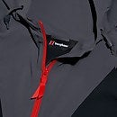 Unisex Wind Shirt 90 Half Zip - Black/Grey