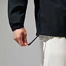 Unisex Wind Shirt 90 Half Zip - Black/Grey