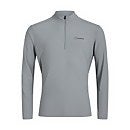 Men's 24/7 Long Sleeve Zip Base Layer - Grey
