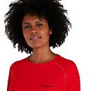 Women's 24/7 Long Sleeve Crew Base Layer - Red