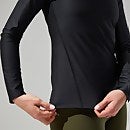 Women's 24/7 Tech Tee Long Sleeve Half Zip - Black
