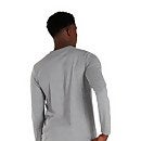 Men's Organic Big Logo Long Sleeve T-Shirt - Dark Grey