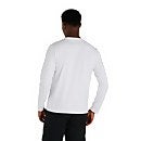 Men's Organic Big Logo Long Sleeve T-Shirt - White